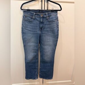 J. Crew Factory Mid-Rise Flare Crop Jeans